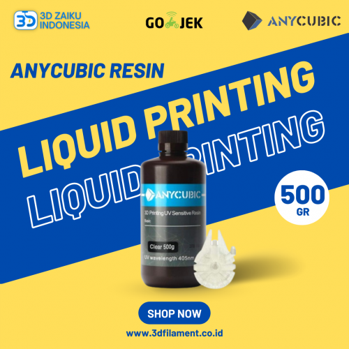 Anycubic Photon Standard Resin 3D Printer Refill 500 Gram Stok Terbaru